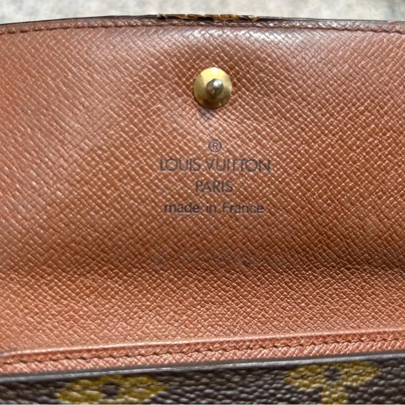 Louis Vuitton Mini Brown Monogram Wallet Crossbody - Picture 5 of 7